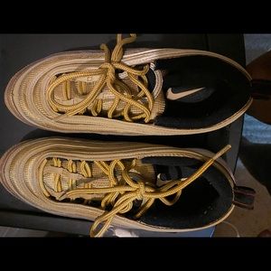 Gold Nike Air Max 97